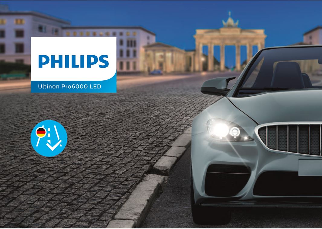 H7 LED Philips Ultinon PRO6000 mit Strassenzulassung - LED upgrade  Fahrzeuge PHILIPS, OSRAM